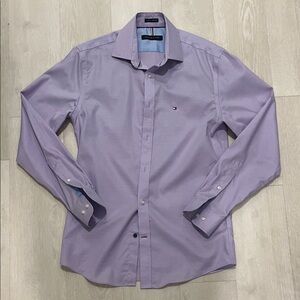 Tommy Hilfiger Men's Lavender Dress Shirt